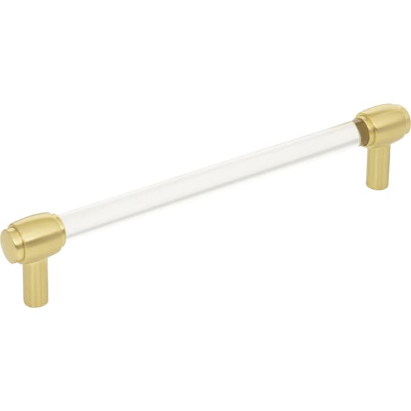 Jeffrey Alexander 160 mm Center-to-Center Brushed Gold Carmen Cabinet Bar Pull 775-160BG - main